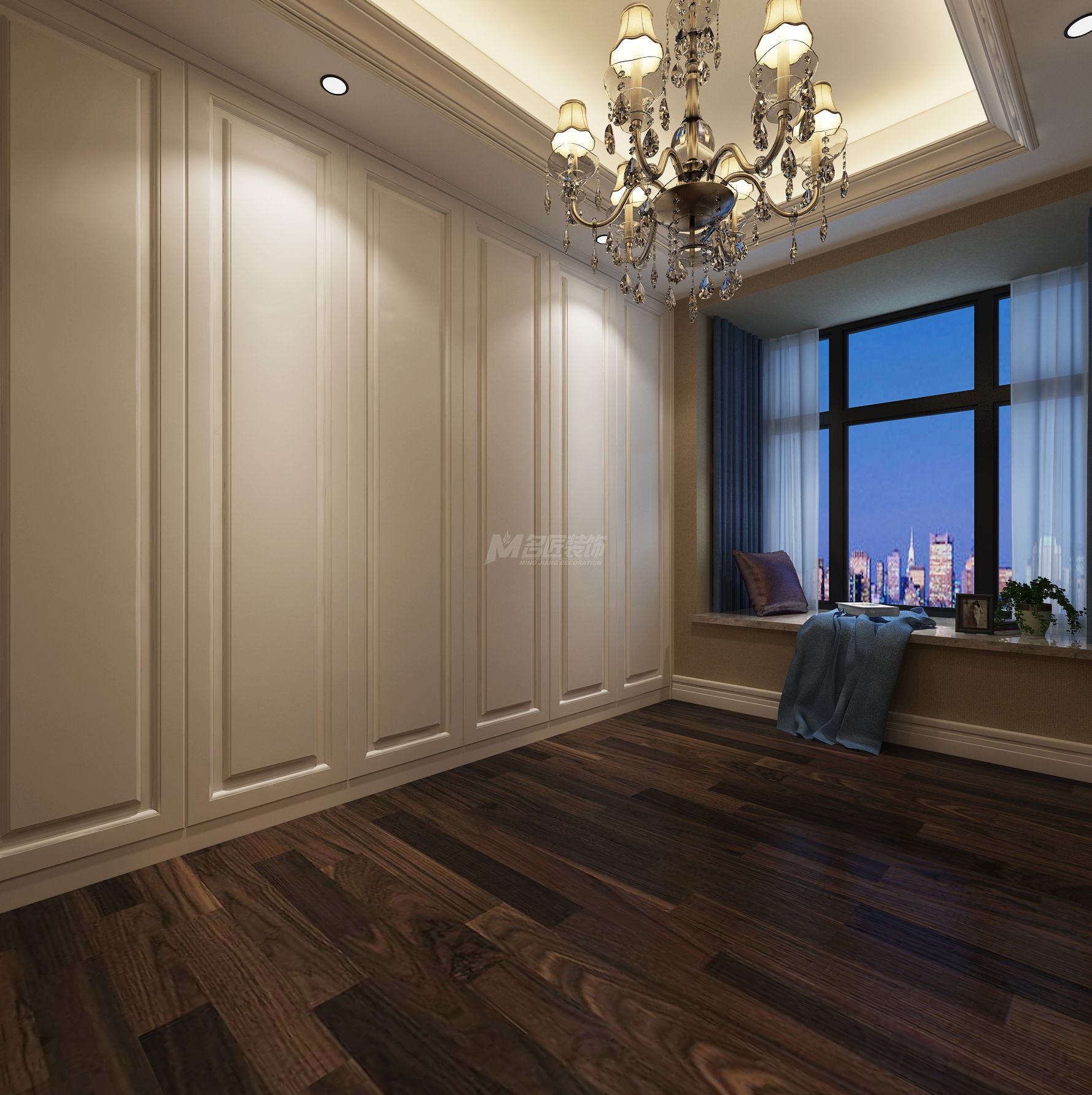 南寧中山路派出所175㎡書房1歐式裝修風(fēng)格效果圖