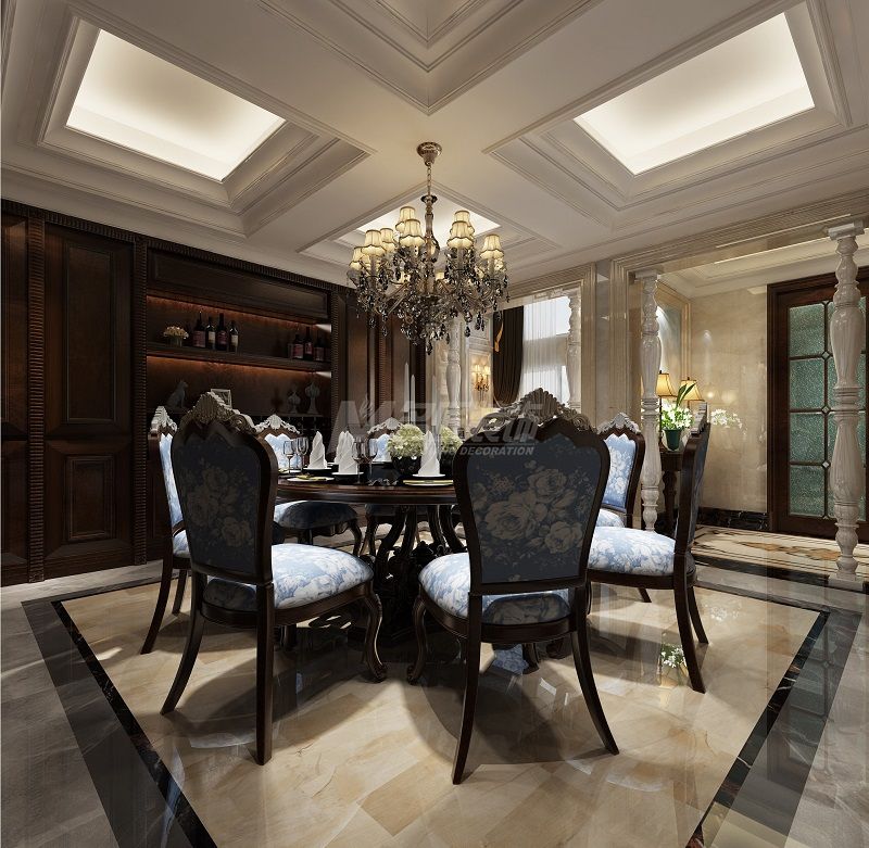 遠(yuǎn)辰山水860㎡餐廳歐式裝修風(fēng)格效果圖