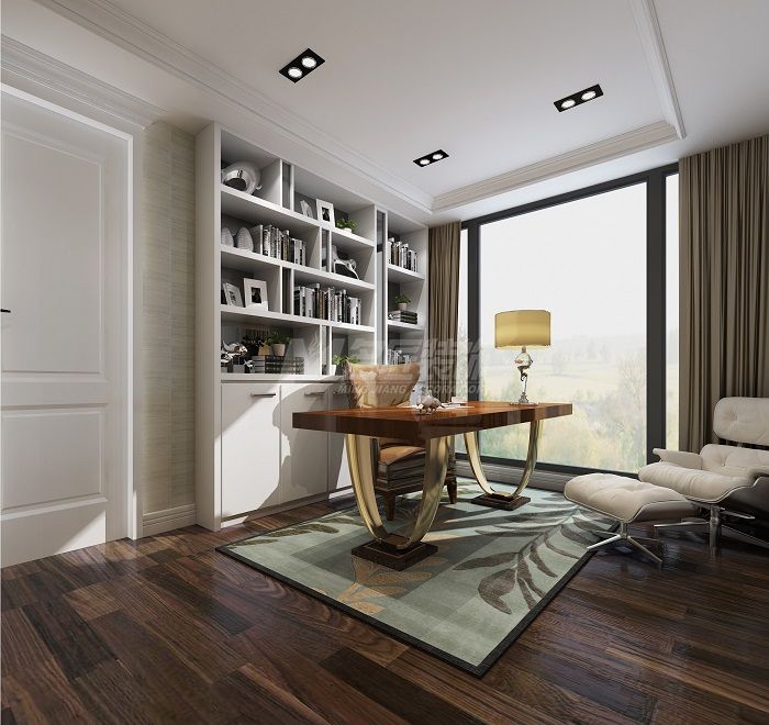 遠(yuǎn)辰山水860㎡書(shū)房歐式裝修風(fēng)格效果圖