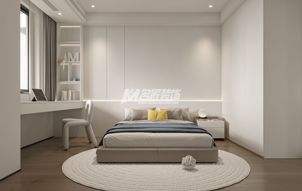 春江明月220㎡臥室現(xiàn)代簡約裝修風(fēng)格效果圖