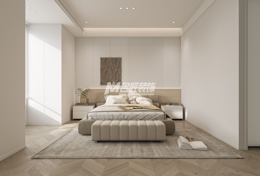 綠城春江明月220㎡主臥侘寂裝修風(fēng)格