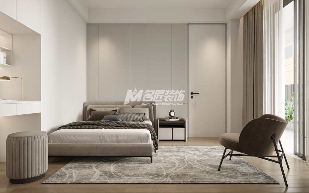 春江明月220㎡臥室1現(xiàn)代簡約裝修風(fēng)格效果圖