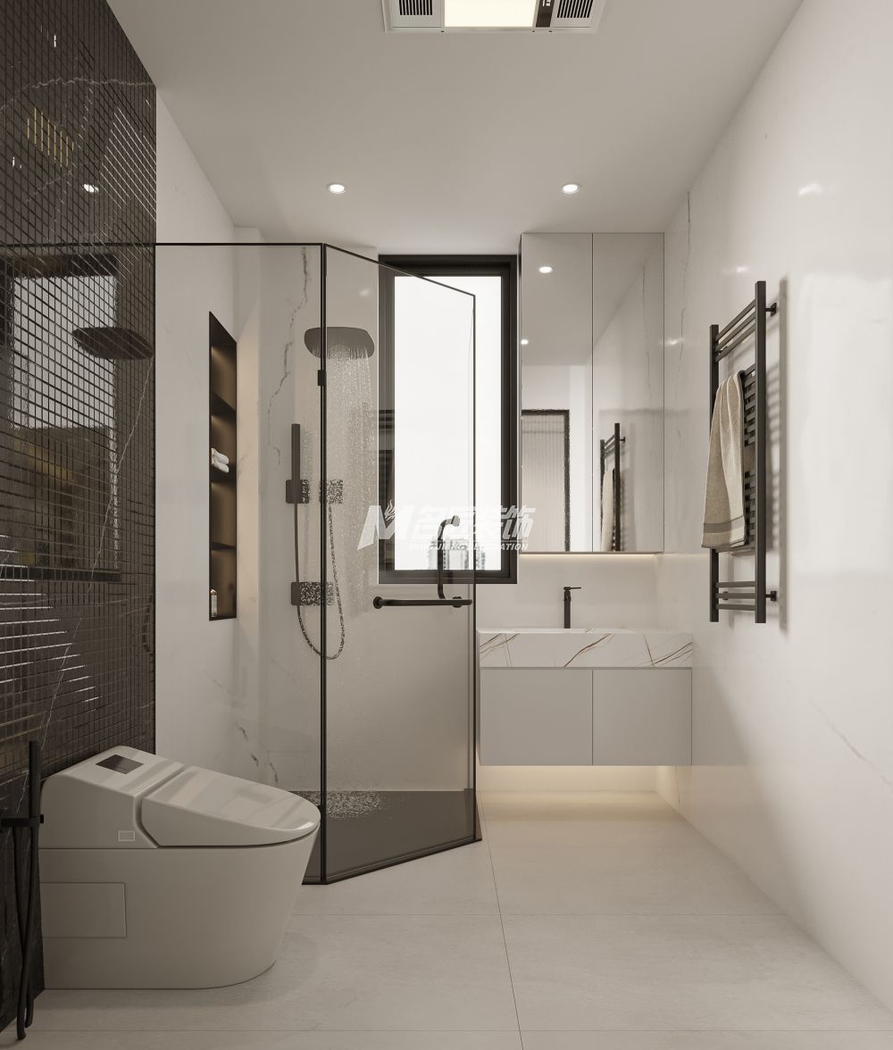 春江明月220㎡衛(wèi)生間現(xiàn)代簡約裝修風(fēng)格效果圖