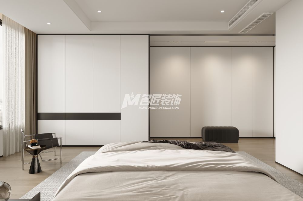 春江明月220㎡臥室局部現(xiàn)代簡約裝修風(fēng)格效果圖